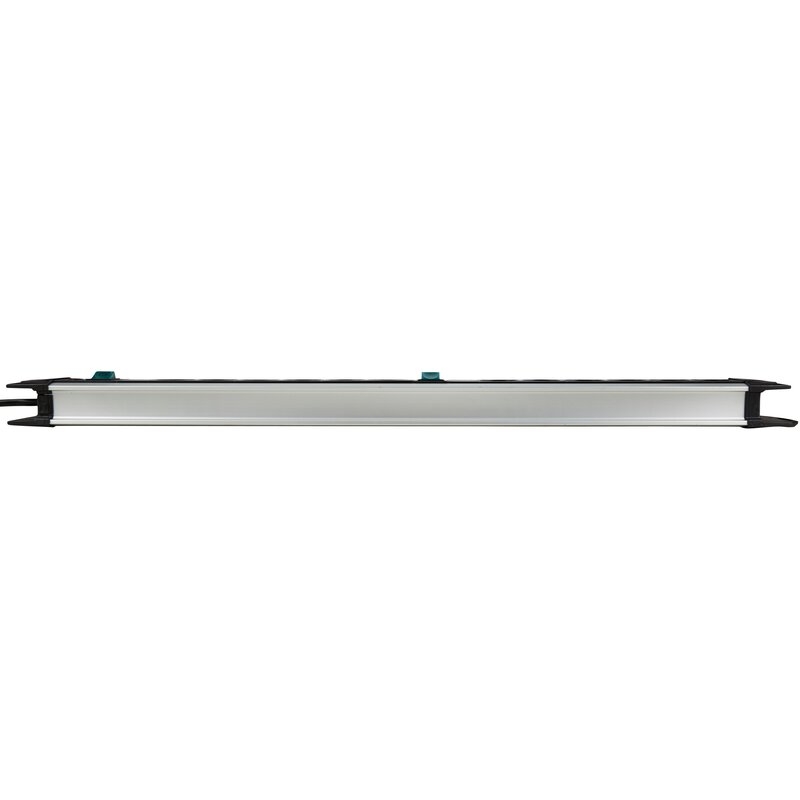 Base de tomas múltiples Premium-Alu-Line Technics con 2 y 3 interruptores Brennenstuhl