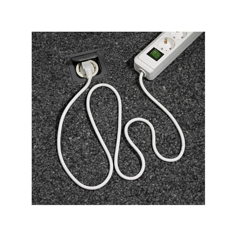 Base de tomas múltiples Eco-Line blanca con interruptor Brennenstuhl