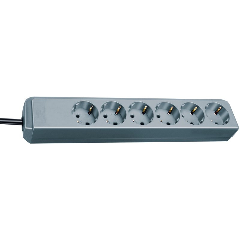 Base de tomas múltiples Eco-Line gris plata Brennenstuhl