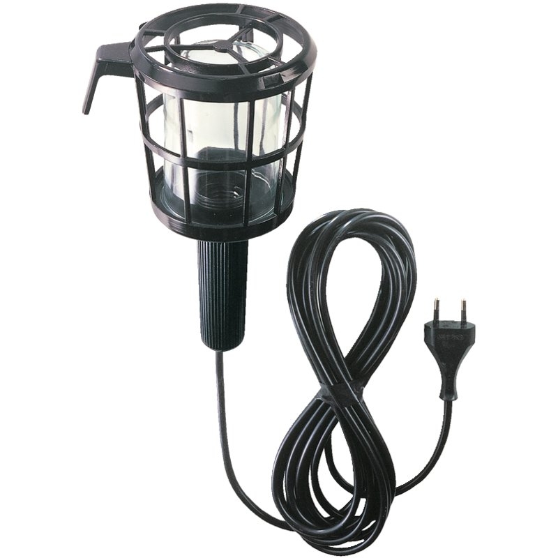 Aplique lámpara de taller con clavija europea (60W) Brennenstuhl