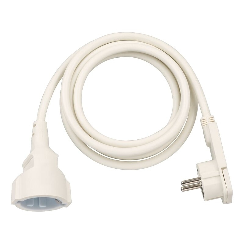 Alargador eléctrico IP20 H05VV-F 3G1,5 con clavija plana para uso en interiores Brennenstuhl