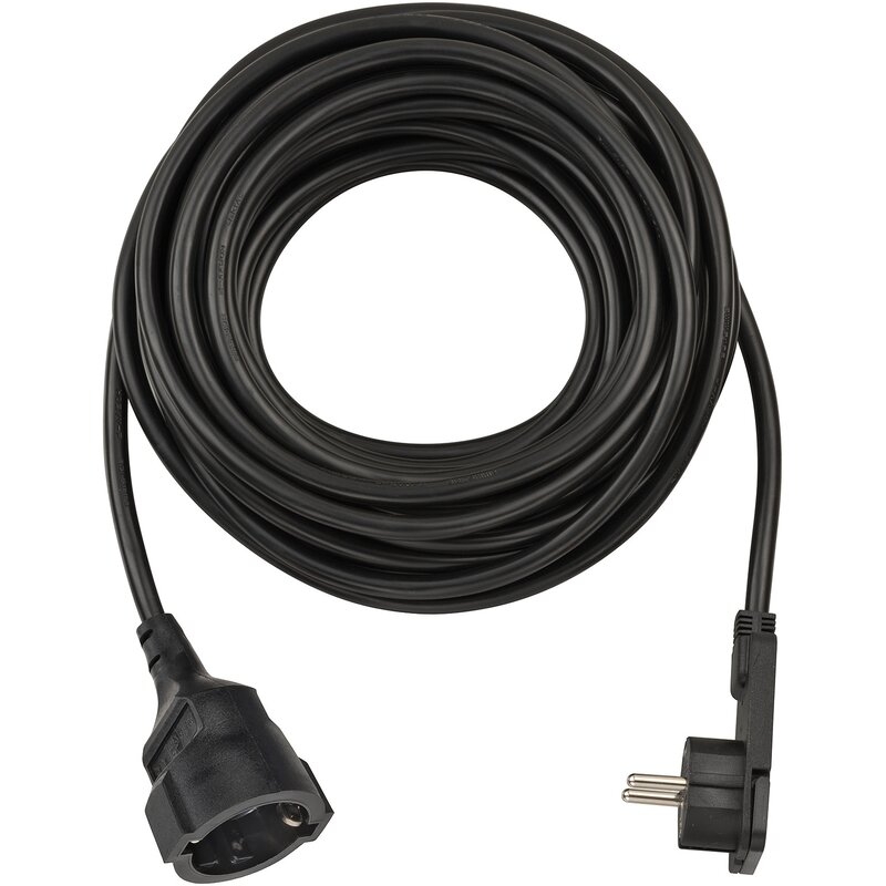 Alargador eléctrico IP20 H05VV-F 3G1,5 con clavija plana para uso en interiores Brennenstuhl