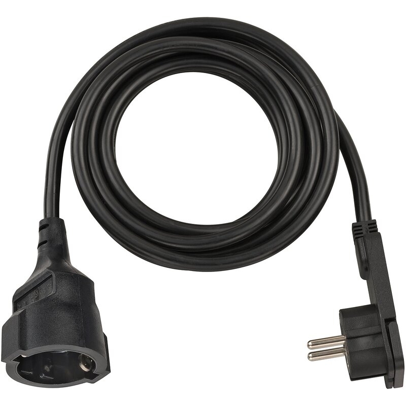 Alargador eléctrico IP20 H05VV-F 3G1,5 con clavija plana para uso en interiores Brennenstuhl