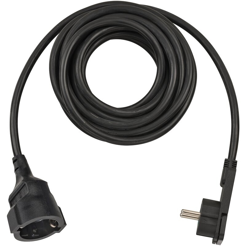 Alargador eléctrico IP20 H05VV-F 3G1,5 con clavija plana para uso en interiores Brennenstuhl