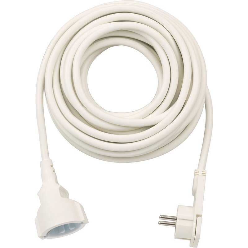 Alargador eléctrico IP20 H05VV-F 3G1,5 con clavija plana para uso en interiores Brennenstuhl