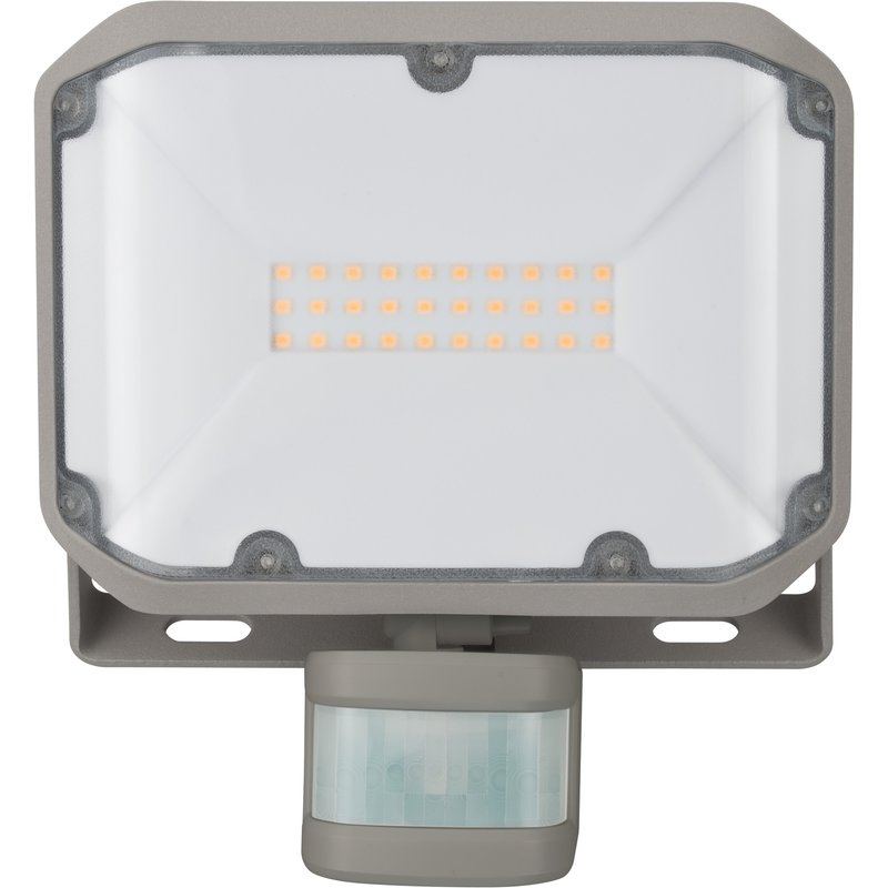 Foco LED de pared AL con detector de movimiento y protección IP44 Brennenstuhl