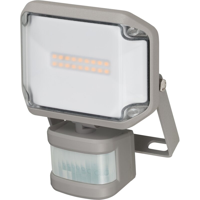 Foco LED de pared AL con detector de movimiento y protección IP44 Brennenstuhl