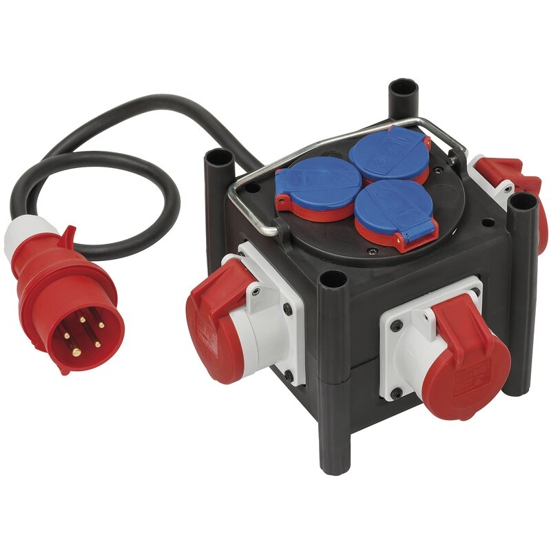 Distribuidor de corriente compacto IP44 BSV 3 LS Brennenstuhl