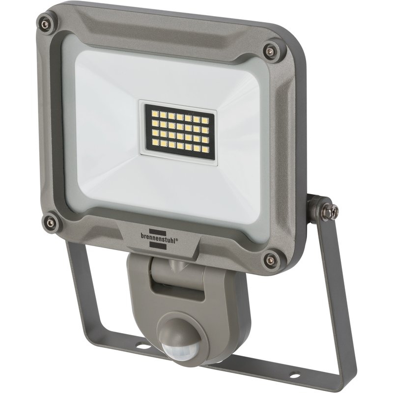 Foco LED de pared JARO con detector de movimiento por infrarrojos y protección IP44 Brennenstuhl