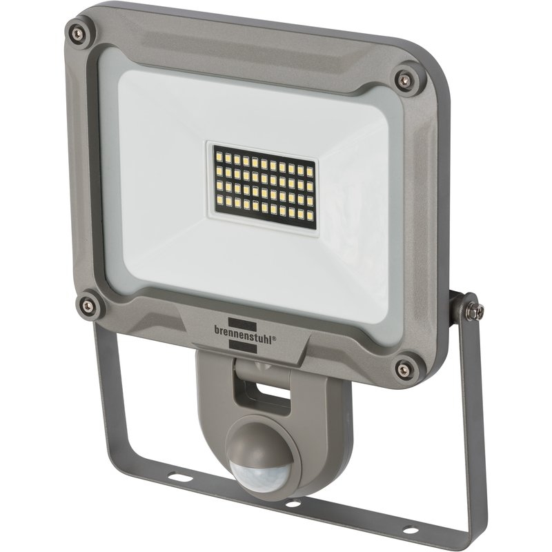 Foco LED de pared JARO con detector de movimiento por infrarrojos y protección IP44 Brennenstuhl