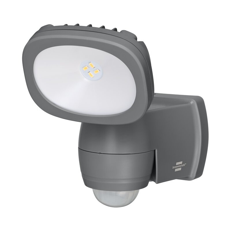 Foco LED de pared a batería LUFOS con detector de movimiento y protección IP44 Brennenstuhl
