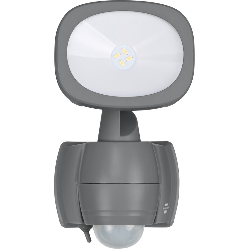 Foco LED de pared a batería LUFOS con detector de movimiento y protección IP44 Brennenstuhl