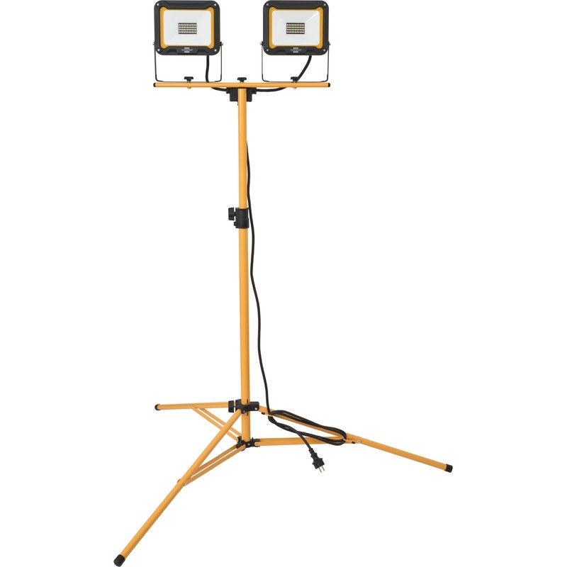 Foco LED portátil JARO doble con trípode, protección IP65 y cable H07RN-F 3G1,0 Brennenstuhl
