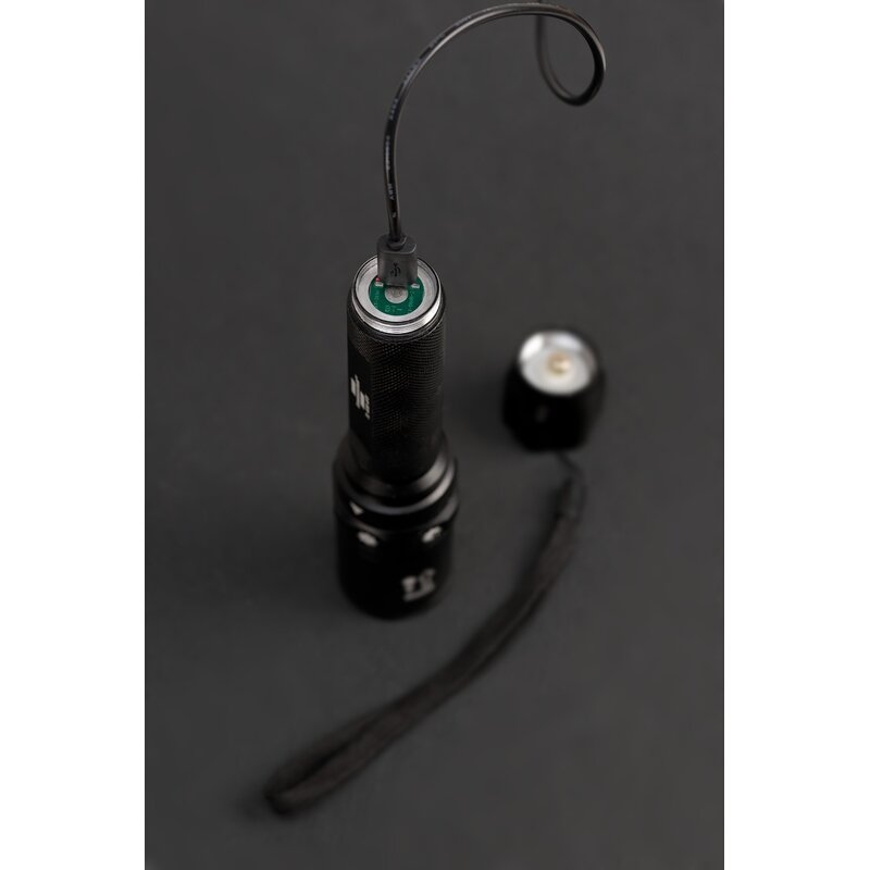 Linterna LED LuxPremium TL 400 AF con batería recargable y foco ajustable de 430 lm Brennenstuhl