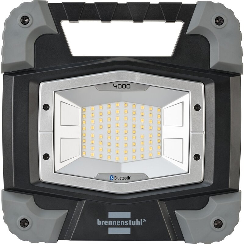 Foco LED portátil TORAN con Bluetooth y batería recargable Brennenstuhl