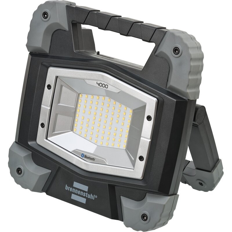 Foco LED portátil TORAN con Bluetooth y batería recargable Brennenstuhl