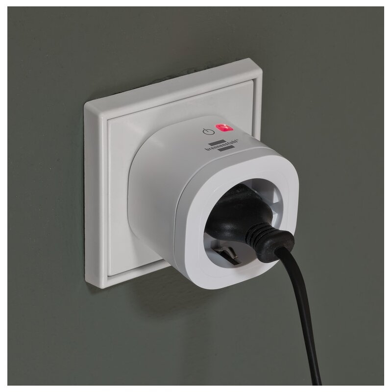 Enchufe inteligente brennenstuhl® Connect WiFi WA 3000 XS01 blanco IP20 Brennenstuhl