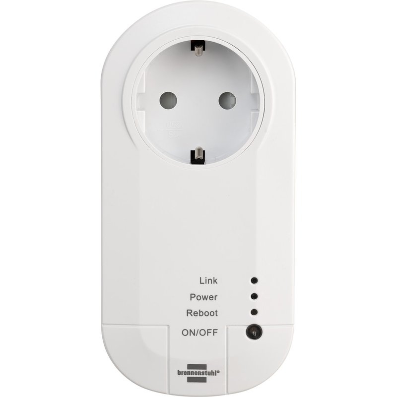 Enchufe inteligente brennenstuhl® Connect WiFi con transmisor de 433MHz WA 3600 LRF01 433 Brennenstuhl