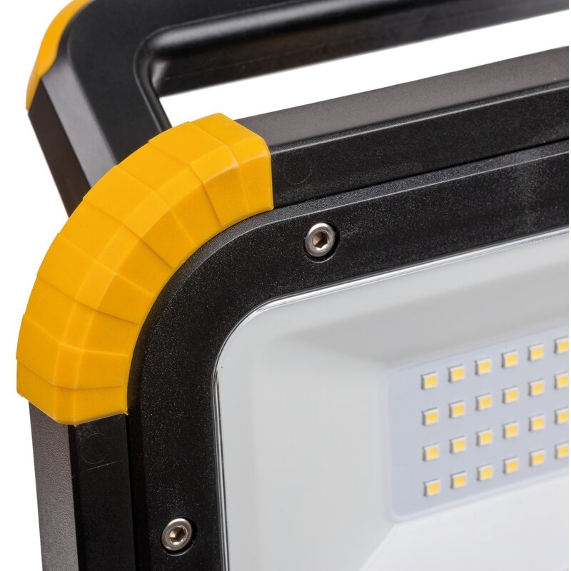 Foco LED portátil BLUMO con batería recargable y altavoces Bluetooth Brennenstuhl