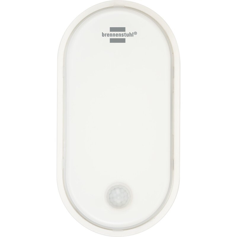 Aplique/plafón LED ovalado OL de 1600 lm con detector de movimiento y protección IP54 Brennenstuhl