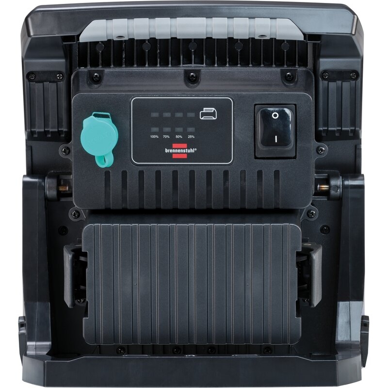 Foco híbrido LED 6050 MH con toma de corriente + MULTI BATTERY SYSTEM, compatible con las baterías 18V de 5 fabricantes - IP65 Brennenstuhl
