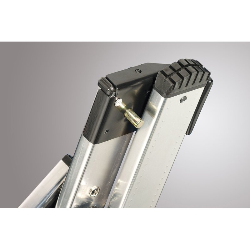 Escalera combinada de 3 tramos con estabilizador recto ProfiStep Combi Hailo