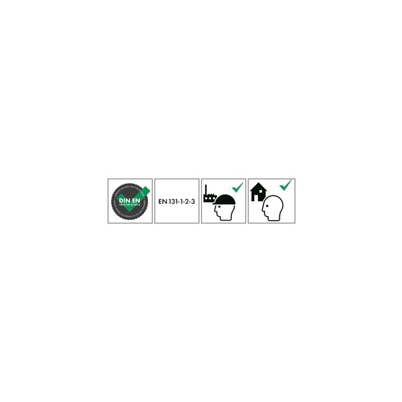 Escalera de apoyo de 2 tramos corredera ProfiStep Duo Hailo
