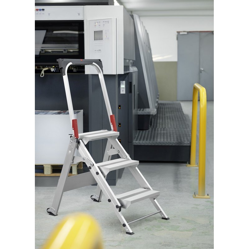 Mini escalera de aluminio ST100 TopLine Hailo