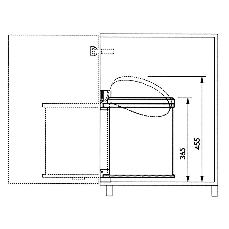 Cubo de basura integrable Compact-Box Hailo