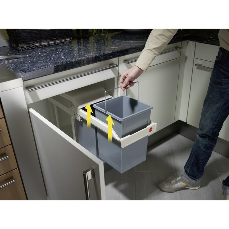 Cubo de reciclaje integrable Multi-Box Duo L Hailo