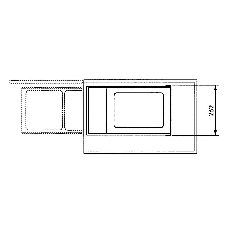 Cubo de reciclaje integrable Multi-Box Duo L Hailo