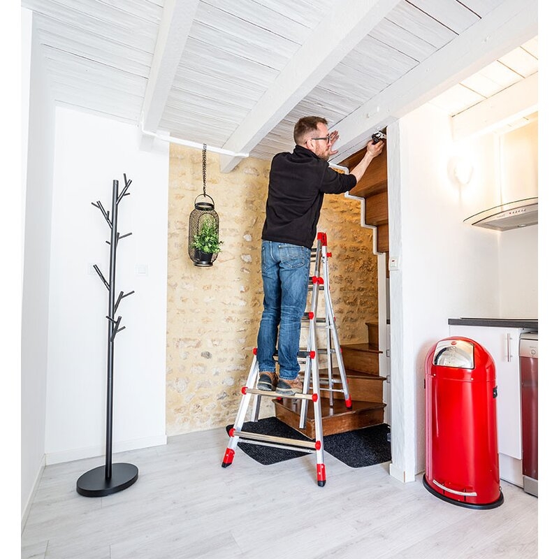 Escalera multifunción telescópica ProfiStep Multi Hailo