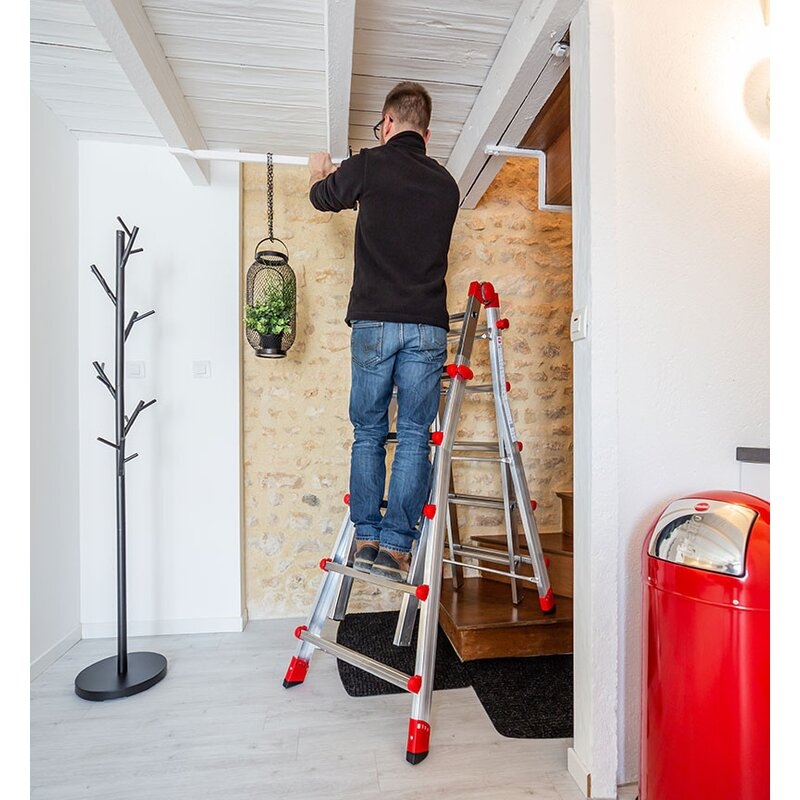 Escalera multifunción telescópica ProfiStep Multi Hailo