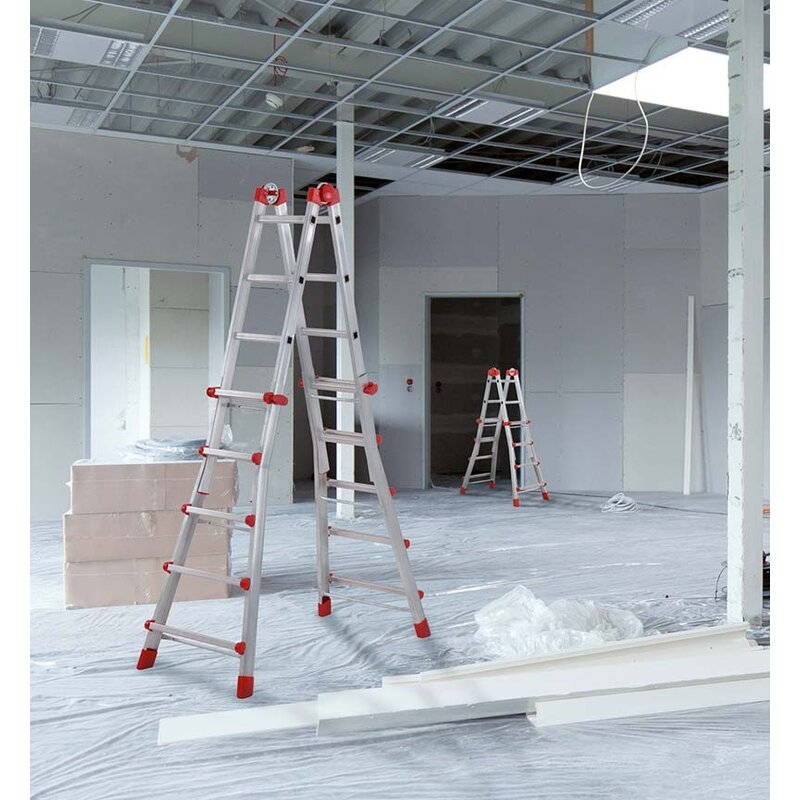 Escalera multifunción telescópica ProfiStep Multi Hailo