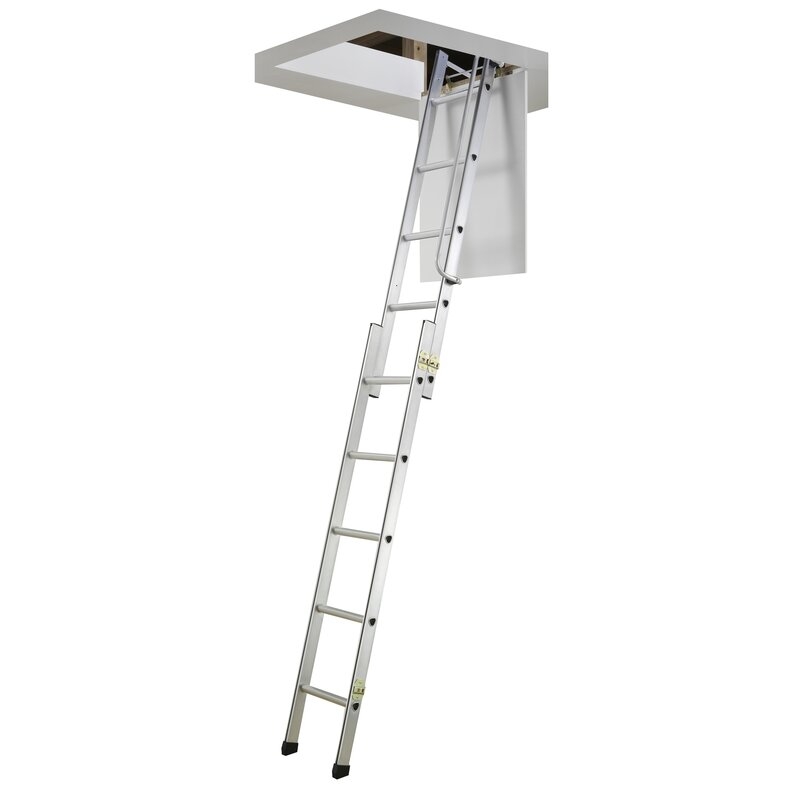 Escalera escamoteable de aluminio Hailo