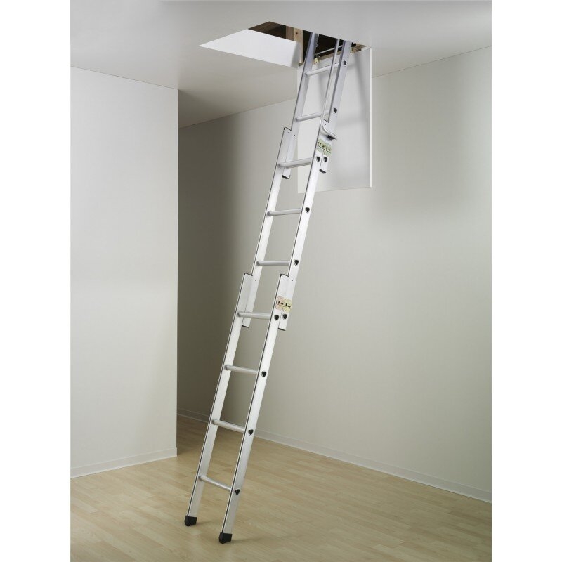 Escalera escamoteable de aluminio Hailo