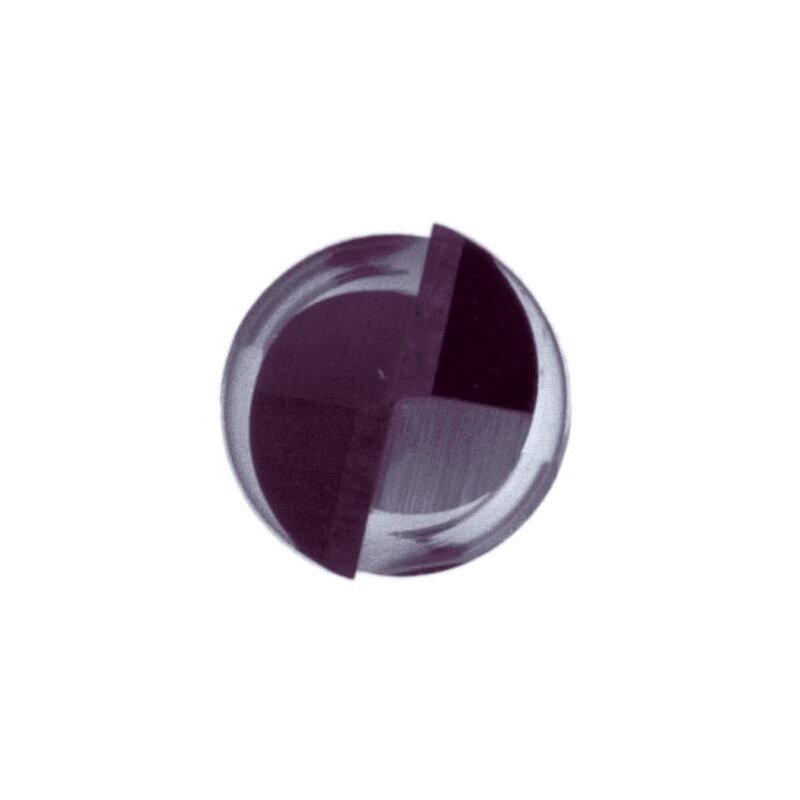 Fresa frontal universal metal duro tipo N DIN 6527 K con 2 labios de corte