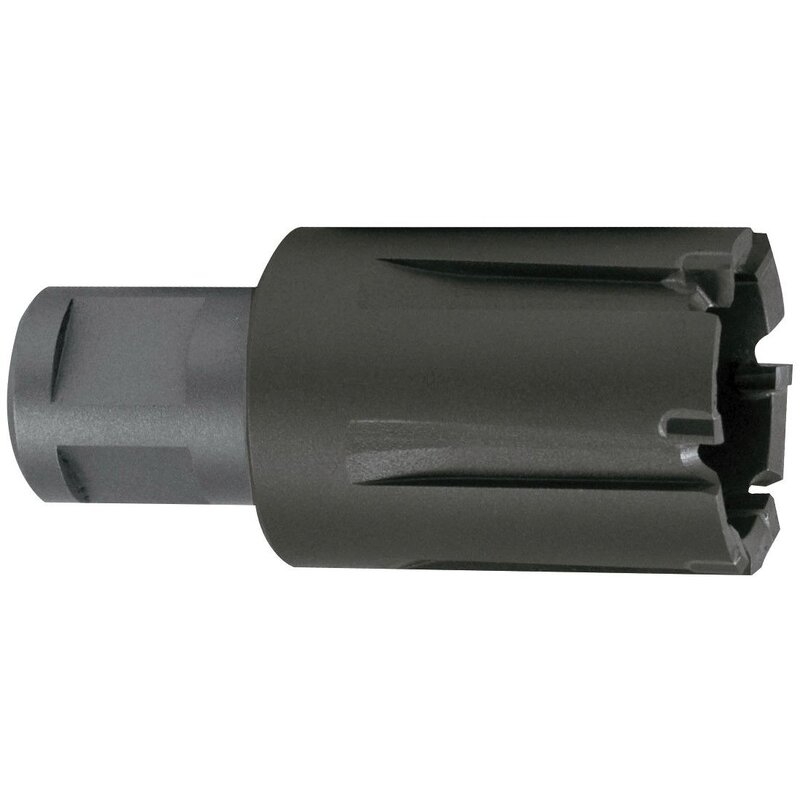 Broca hueca dientes de metal duro TECRONA y vástago Weldon (3/4") para raíles, profundidad de corte 30,0 mm