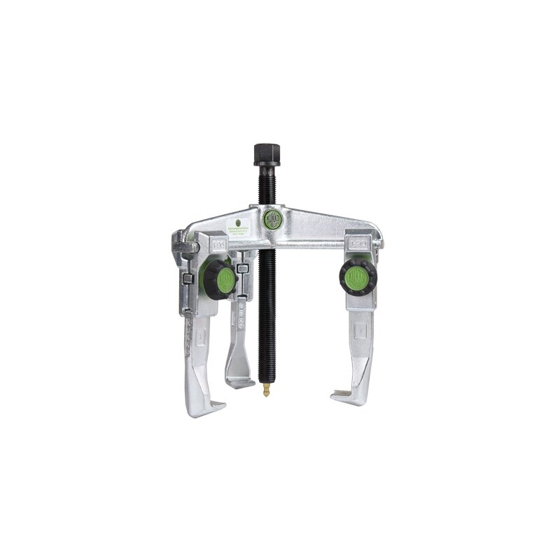 Extractor exterior de 3 patas con regulación rápida con moletas de goma