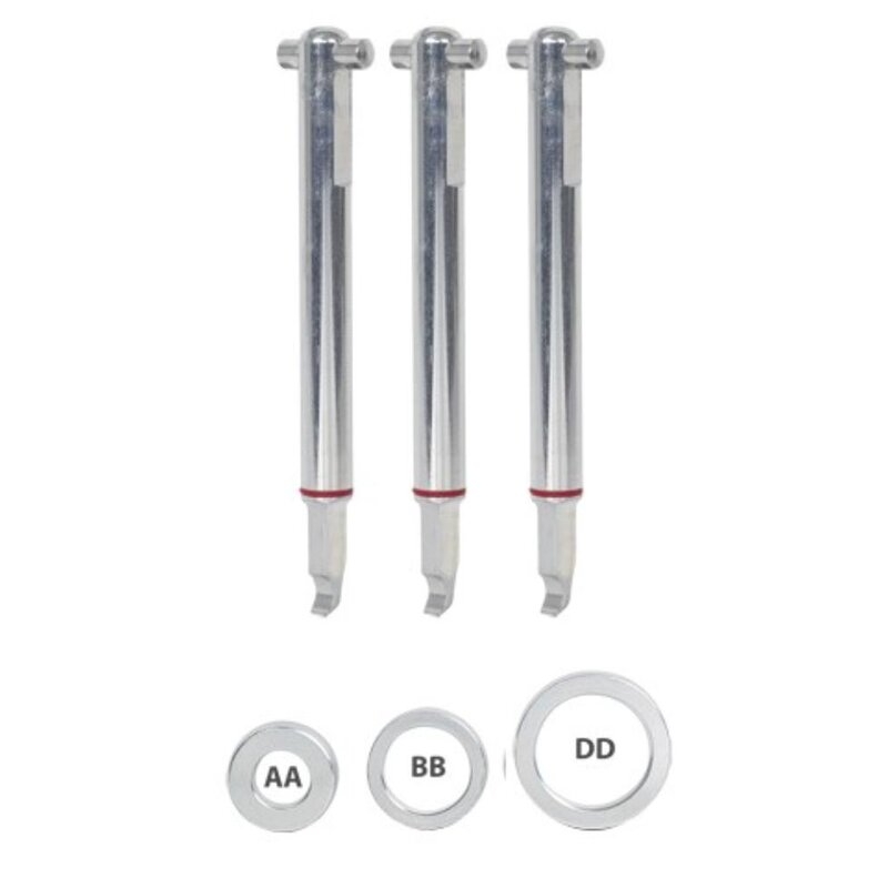 Juego de patas de extracción para extractores de rodamientos de bolas “PULLPO”