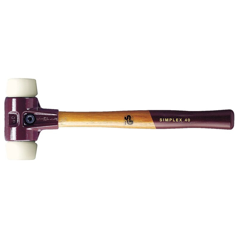 Maza de nylon blanco Simplex Halder