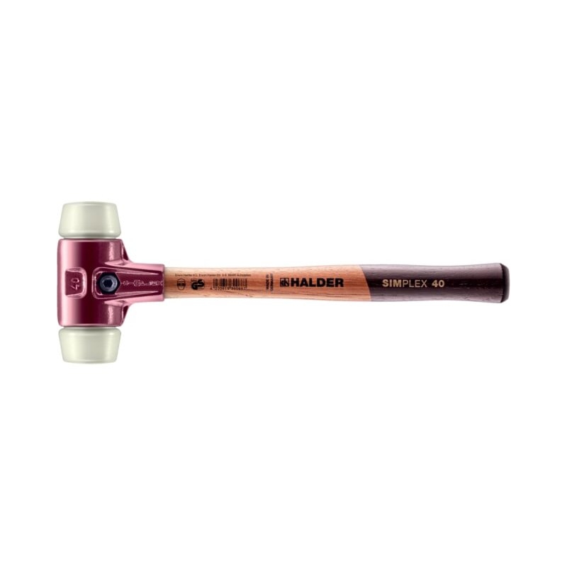 Maza de nylon blanco Simplex