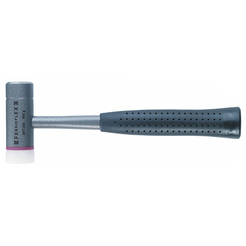 Martillo combinado de acero + maza de nylon Ferroplex Halder