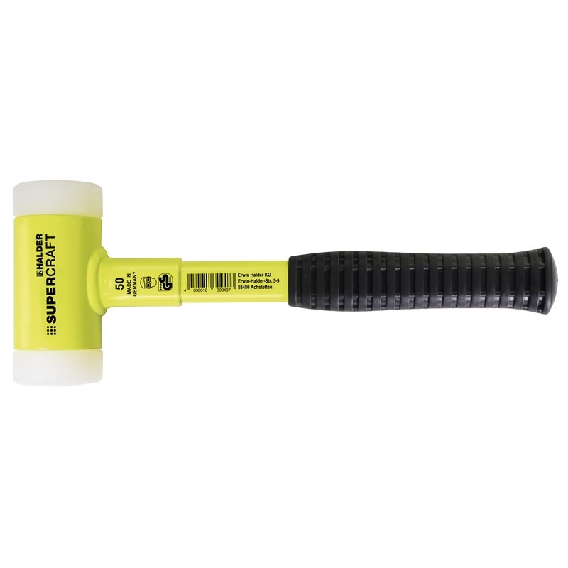 Maza anti rebote amarilla fluorescente SuperCraft Halder