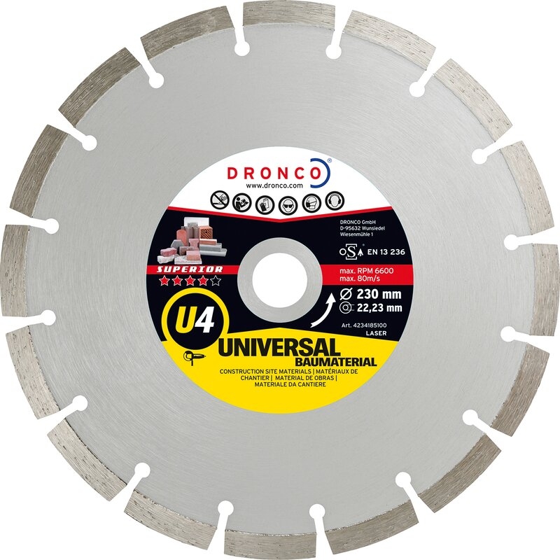 Disco de diamante Superior U4 - Universal obra (Antes LT46) Dronco