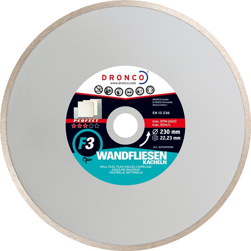 Disco de diamante Perfect F3 - Azulejos (Antes GRF) Dronco