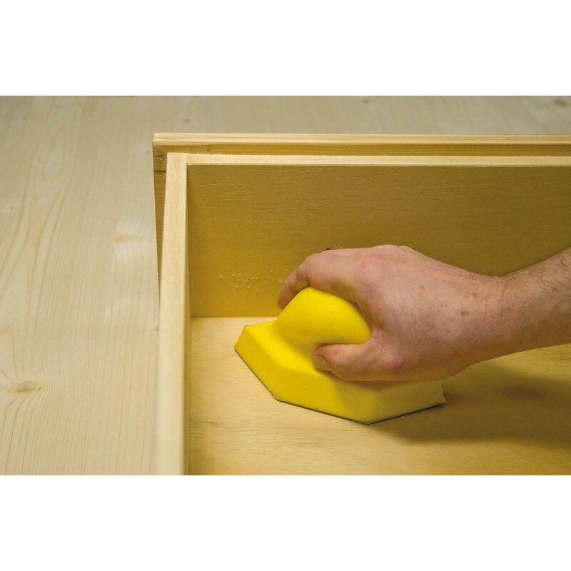 Set de lijadora hexagonal 150x75 mm Dronco