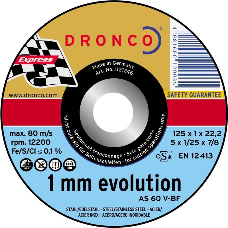 Pack de discos de corte AS 60 V Evolution LIFETIME PLUS  Dronco