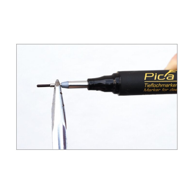 Marcador permanente de tinta para agujeros profundos Pica Ink Pica