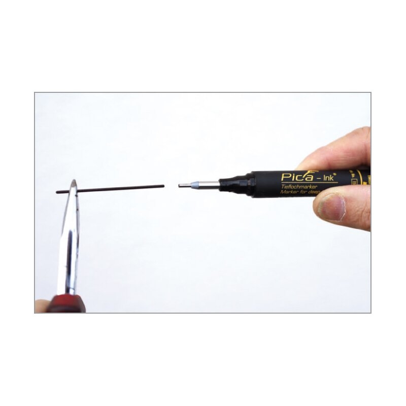 Marcador permanente de tinta para agujeros profundos Pica Ink Pica